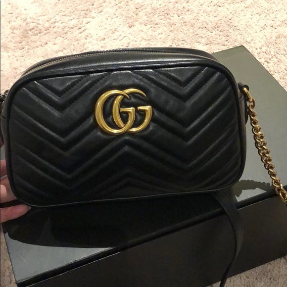 Gucci Handbags - SOLD! Authentic Gucci GG Marmont small matelasse